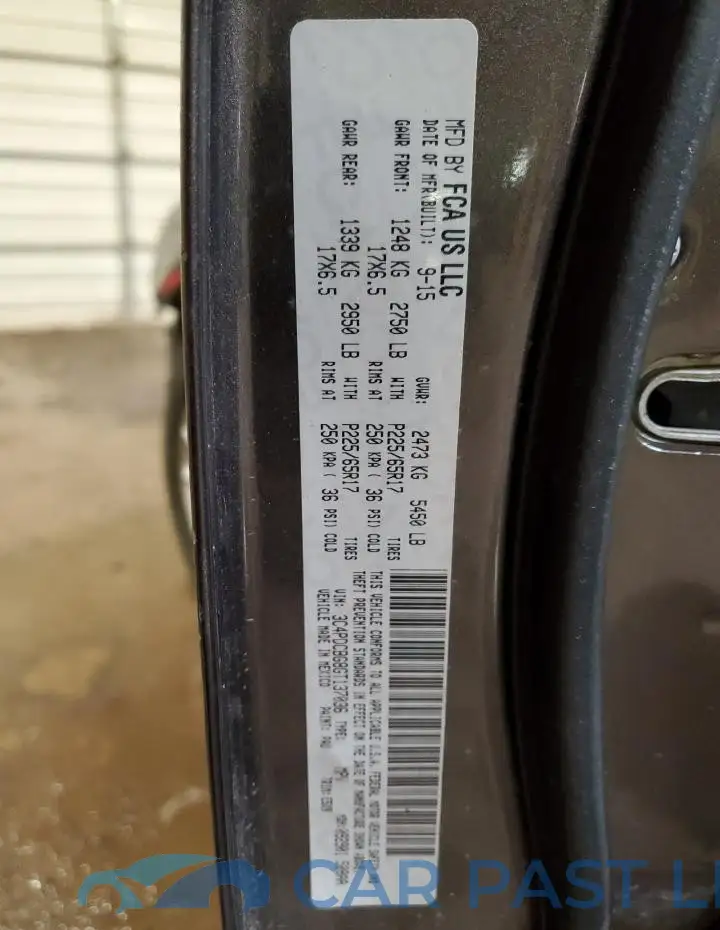 3C4PDCBG8GT137036# 14