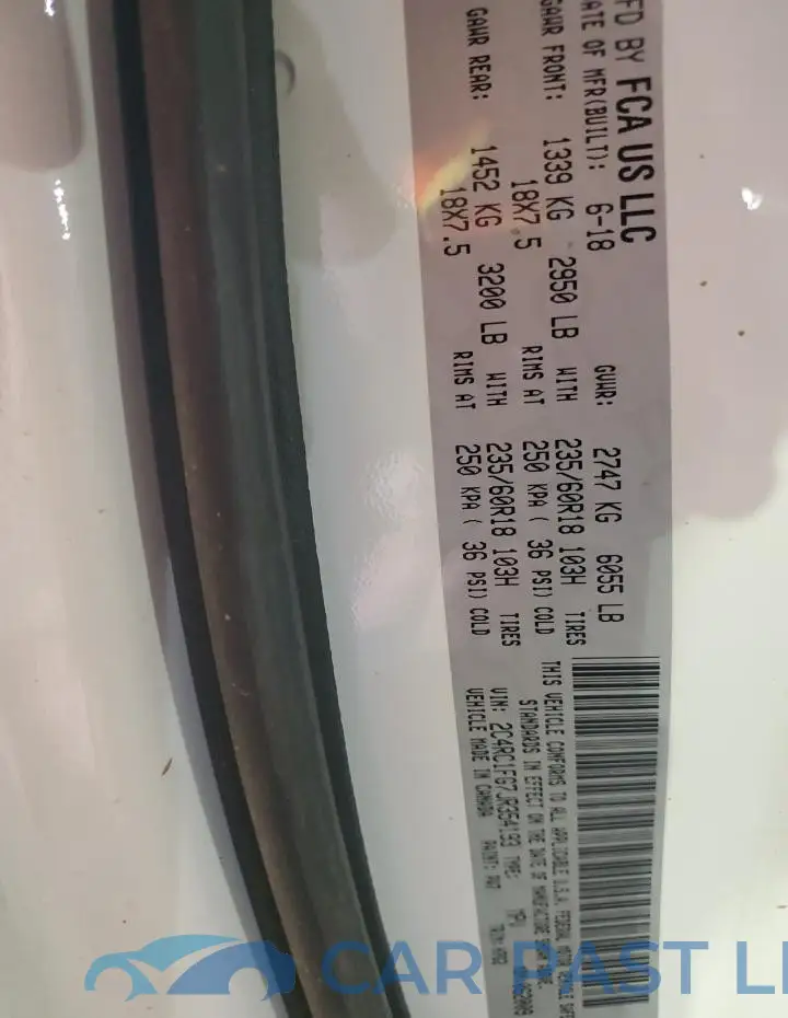 2C4RC1FG7JR354193# 13