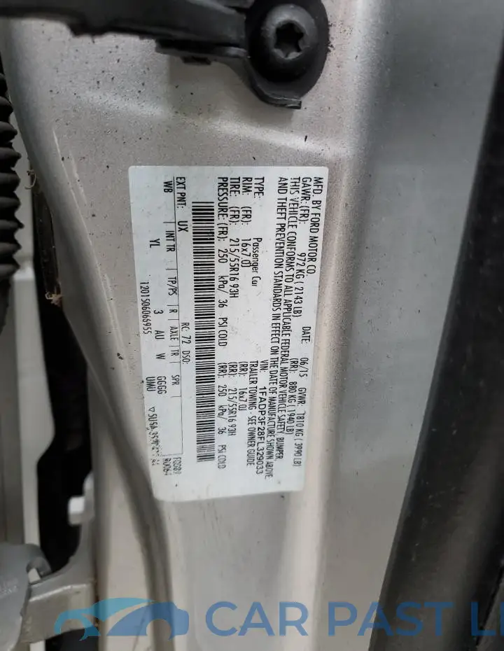 1FADP3F28FL329033# 12