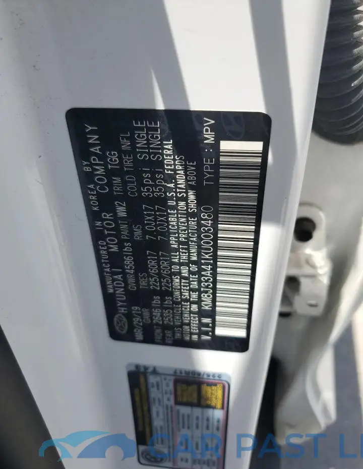 KM8J33A41KU003480# 12