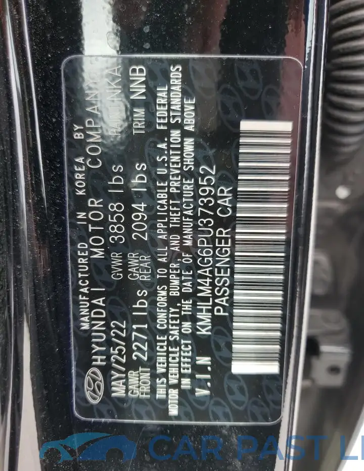KMHLM4AG6PU373952# 12