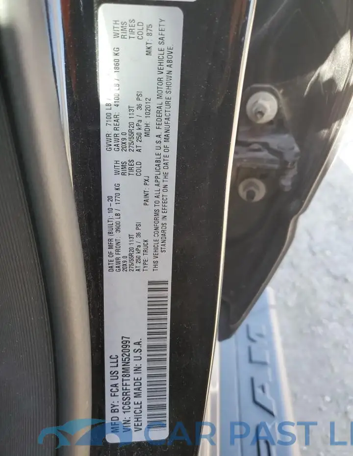 1C6SRFFT8MN520997# 12
