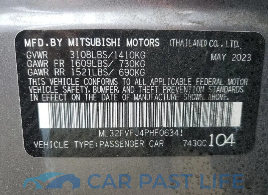 ML32FVFJ4PHF06341# 12