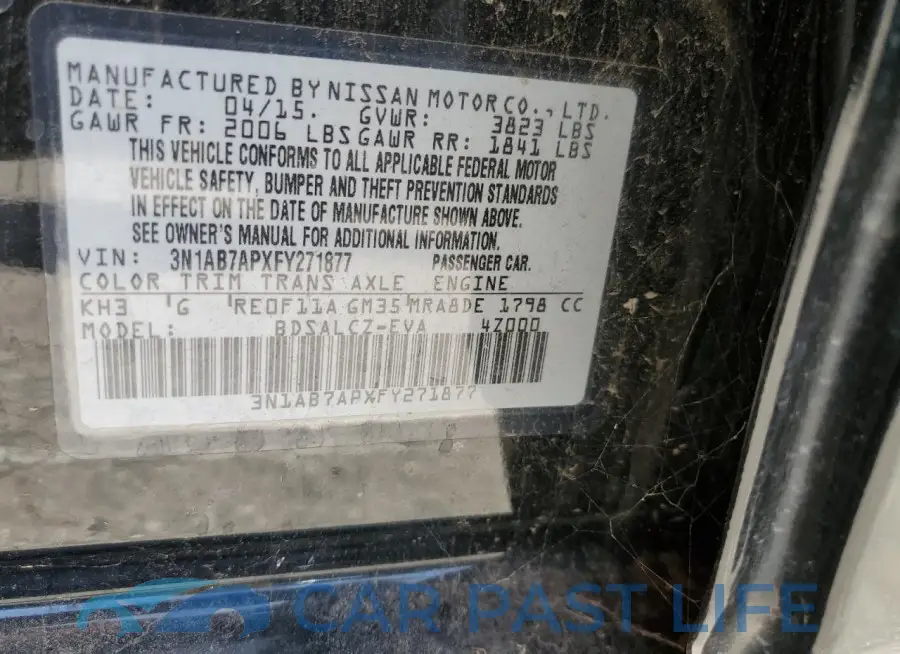 3N1AB7APXFY271877# 12