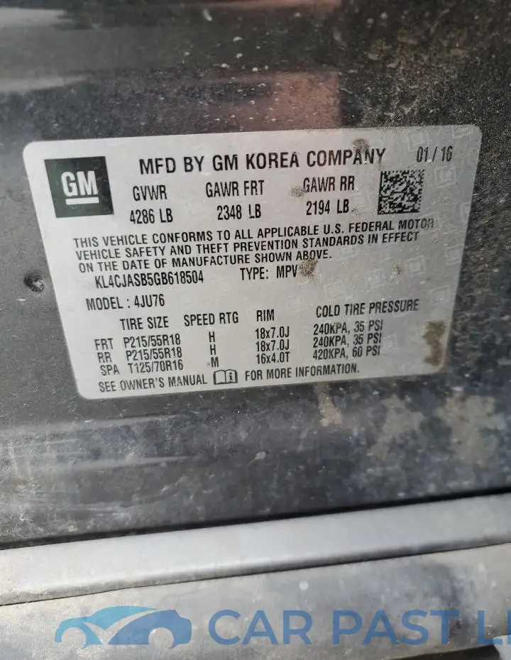 KL4CJASB5GB618504# 14