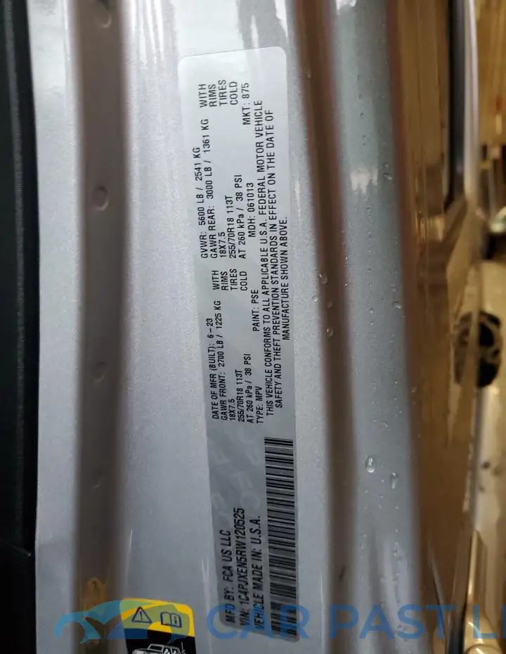 1C4PJXEN5RW120525# 12