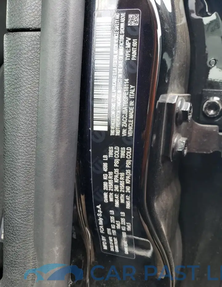 ZACCJBAT6GPE18114# 12