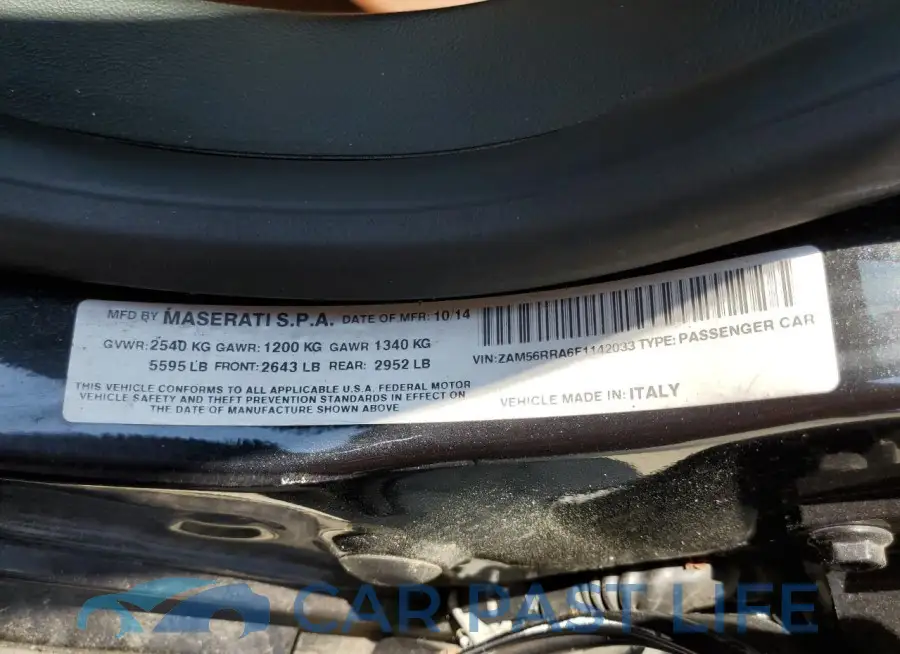 ZAM56RRA6F1142033# 12