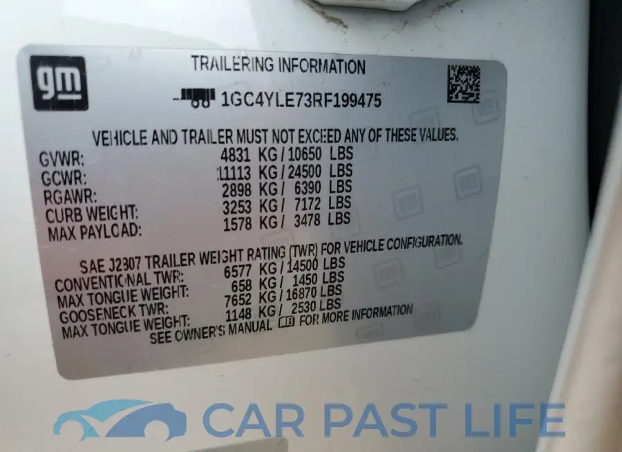 1GC4YLE73RF199475# 12