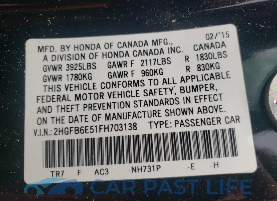 2HGFB6E51FH703138# 12