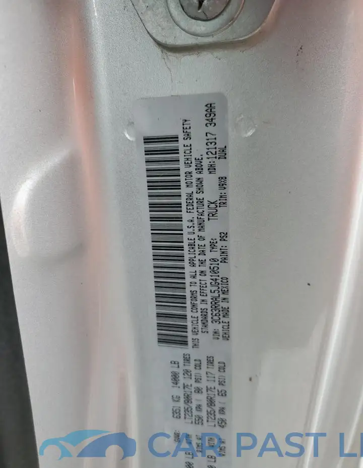 3C63RRAL5JG410510# 12