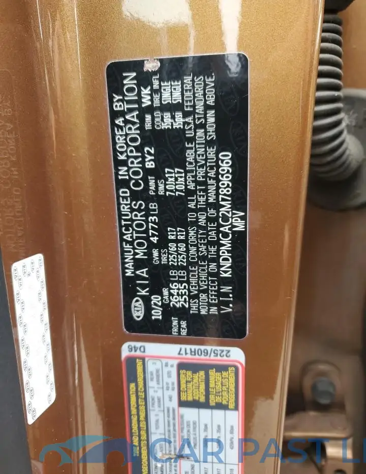 KNDPMCAC2M7896960# 13
