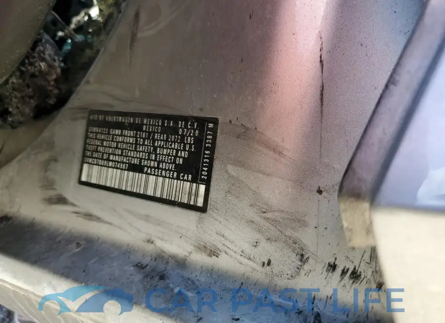 3VWCB7BU9LM074967# 12