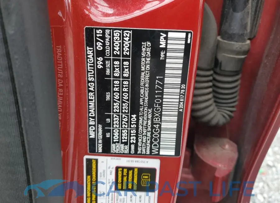WDC0G4JBXGF011771# 14