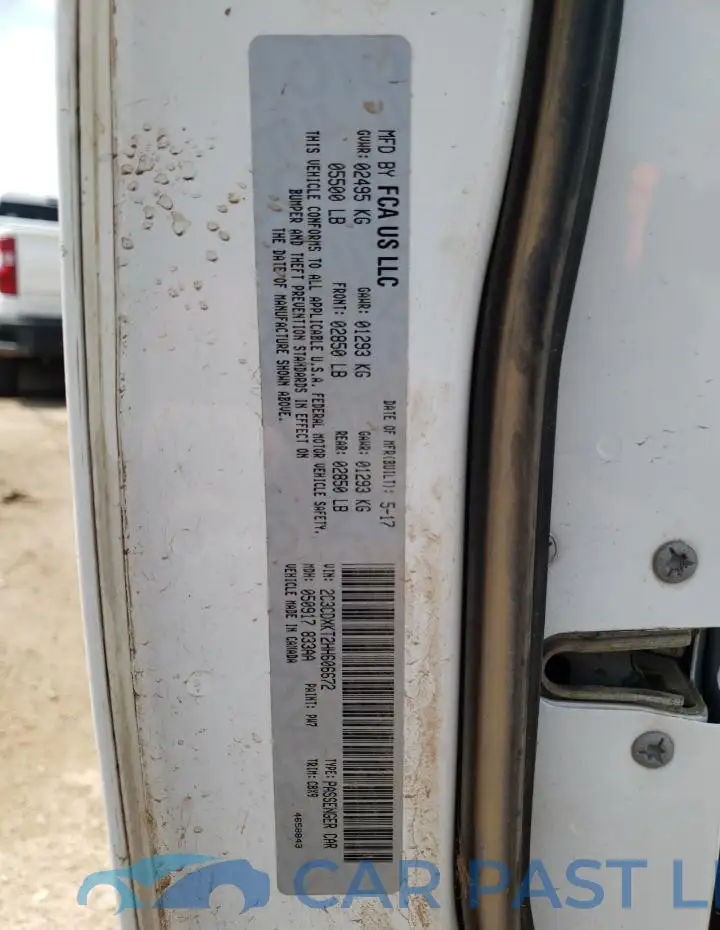 2C3CDXKT2HH606672# 12