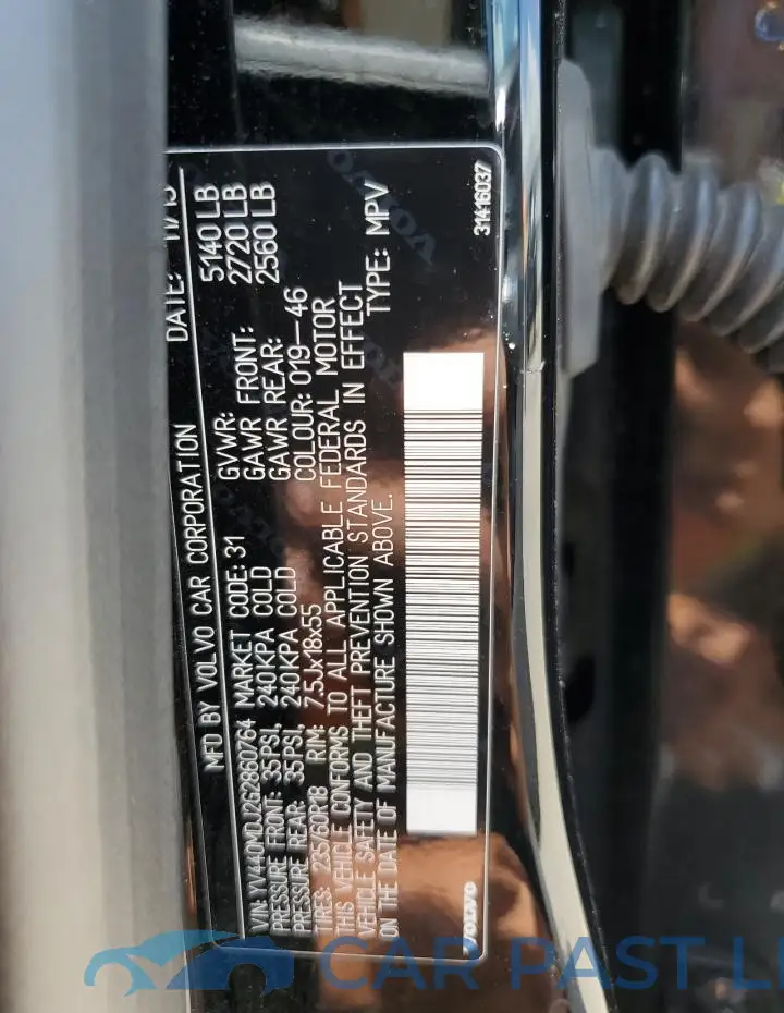 YV440MDJ2G2860764# 13