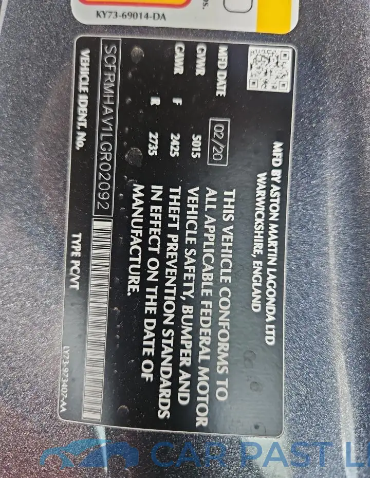 SCFRMHAV1LGR02092# 12