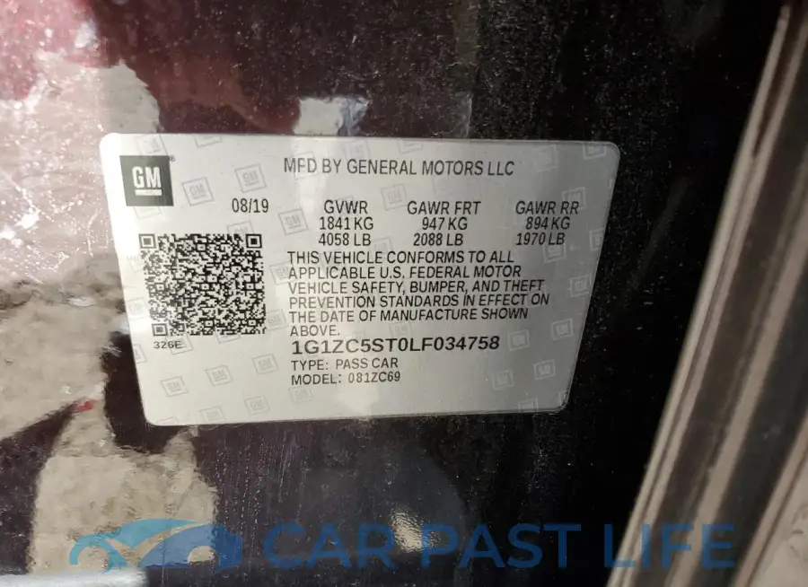 1G1ZC5ST0LF034758# 12