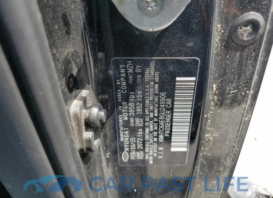 KMHTC6AE8GU249906# 12