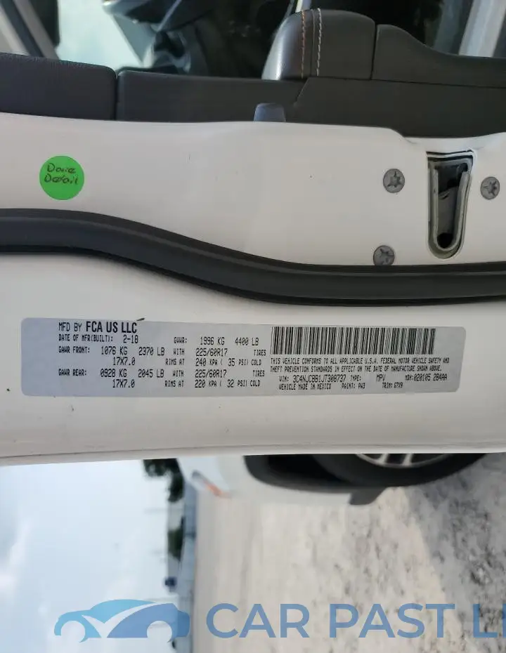 3C4NJCBB1JT308737# 14