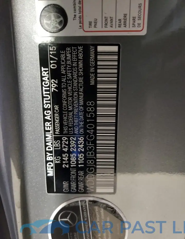 WDDGJ8JB3FG401588# 13