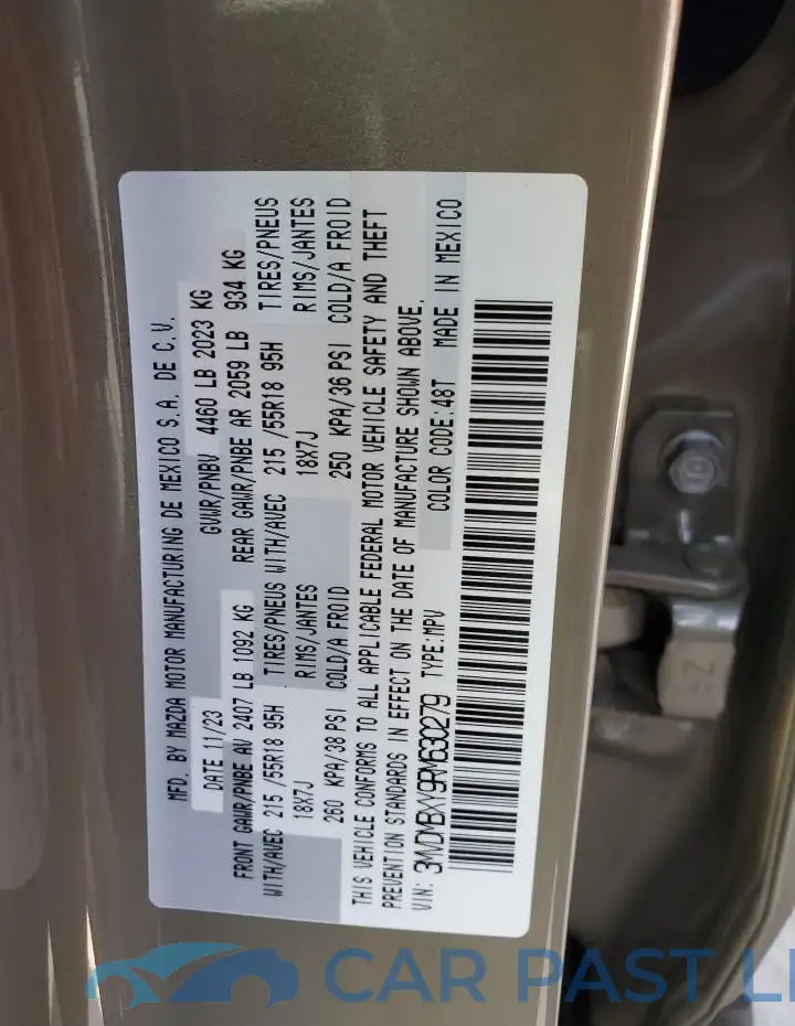3MVDMBXY9RM630279# 13