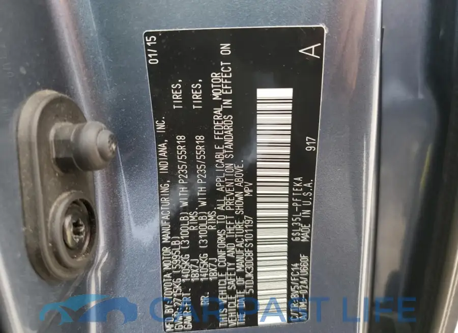 5TDJK3DC8FS101197# 13