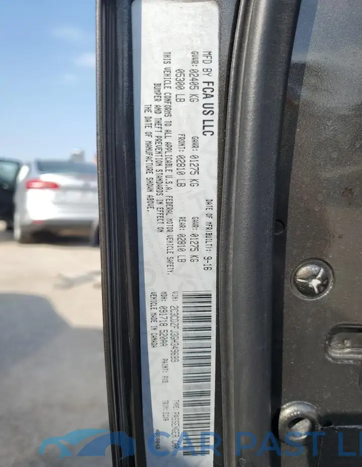 2C3CDZFJ3GH349699# 12