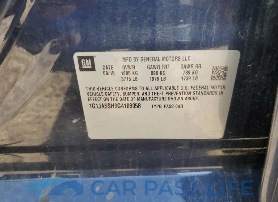 1G1JA5SH3G4108058# 12