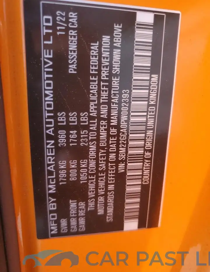 SBM22GCA0PW002393# 12