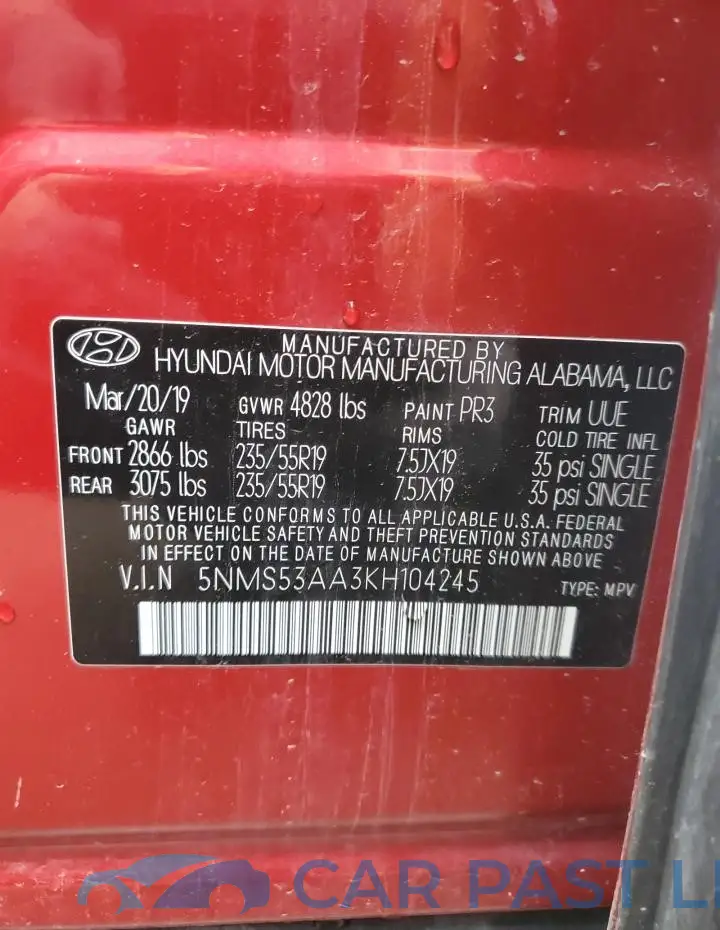 5NMS53AA3KH104245# 14