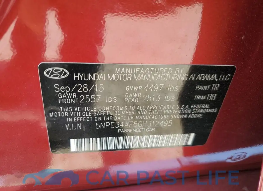 5NPE34AF5GH312495# 12