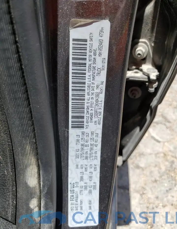 1C6SRFET2KN841822# 12
