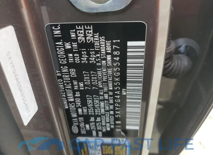 5XYPG4A55KG554871# 14