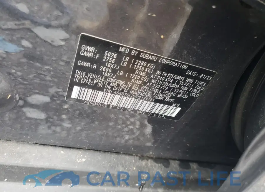 4S4BTGLDXP3171771# 12