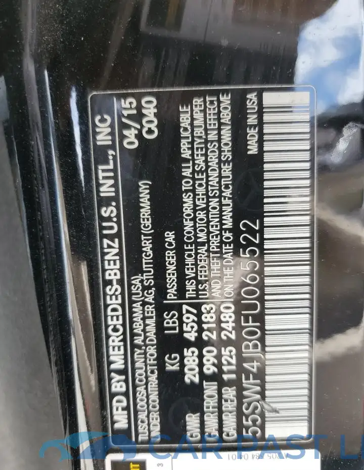 55SWF4JB0FU065522# 13