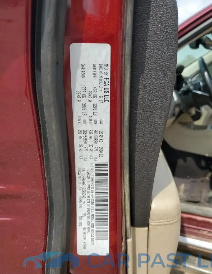 1C4RDHAG1HC906349# 13