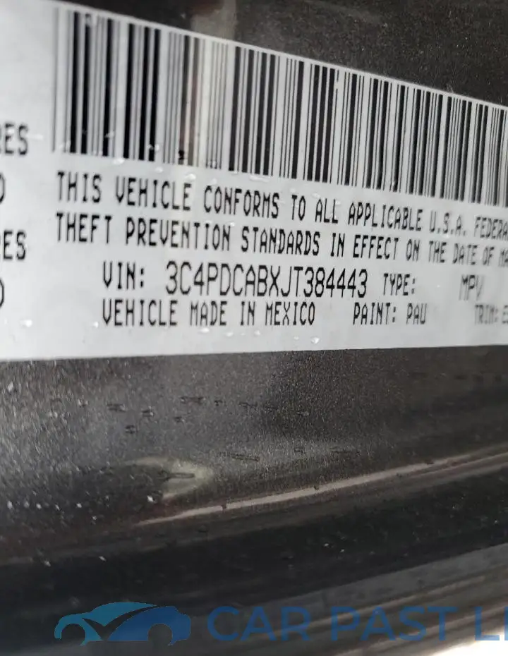 3C4PDCABXJT384443# 14