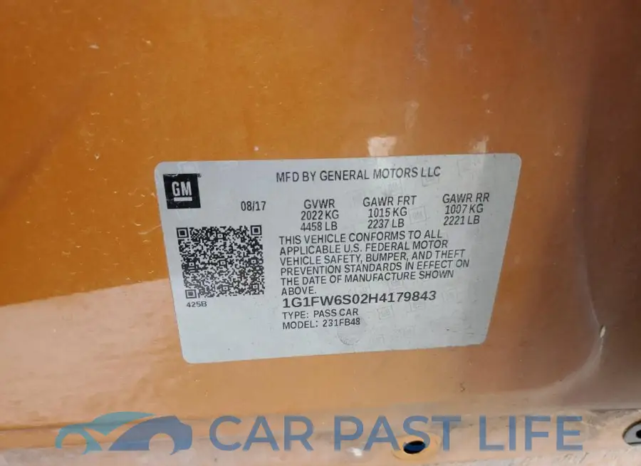 1G1FW6S02H4179843# 12