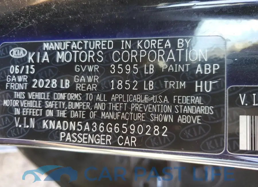 KNADN5A36G6590282# 12