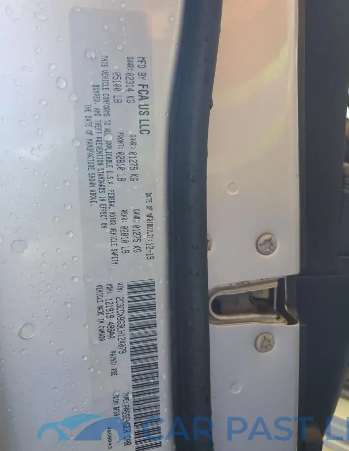 2C3CDXBG9LH124079# 12