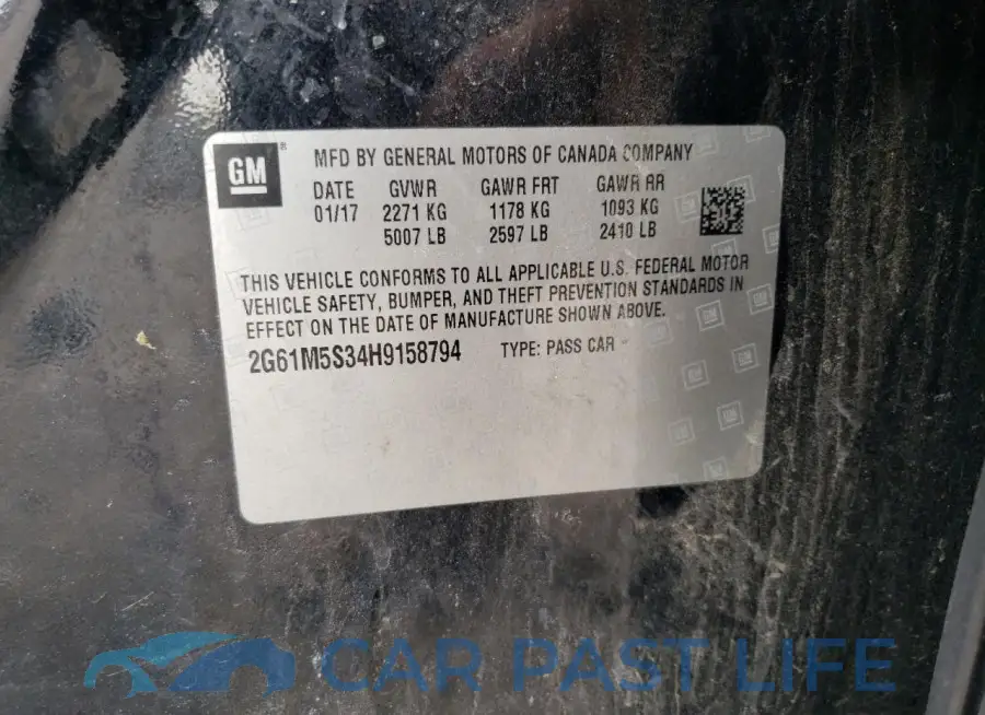 2G61M5S34H9158794# 12