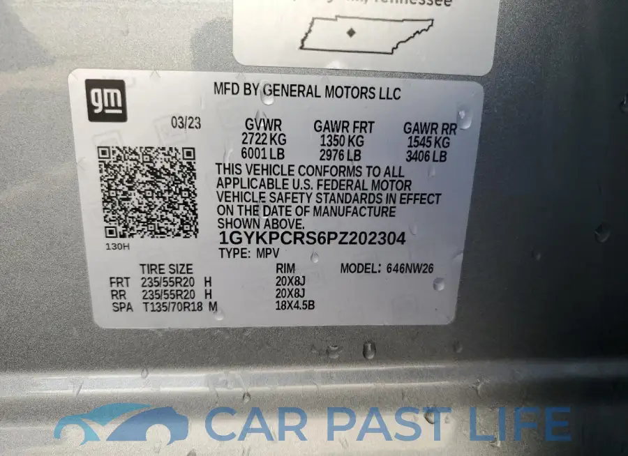 1GYKPCRS6PZ202304# 13