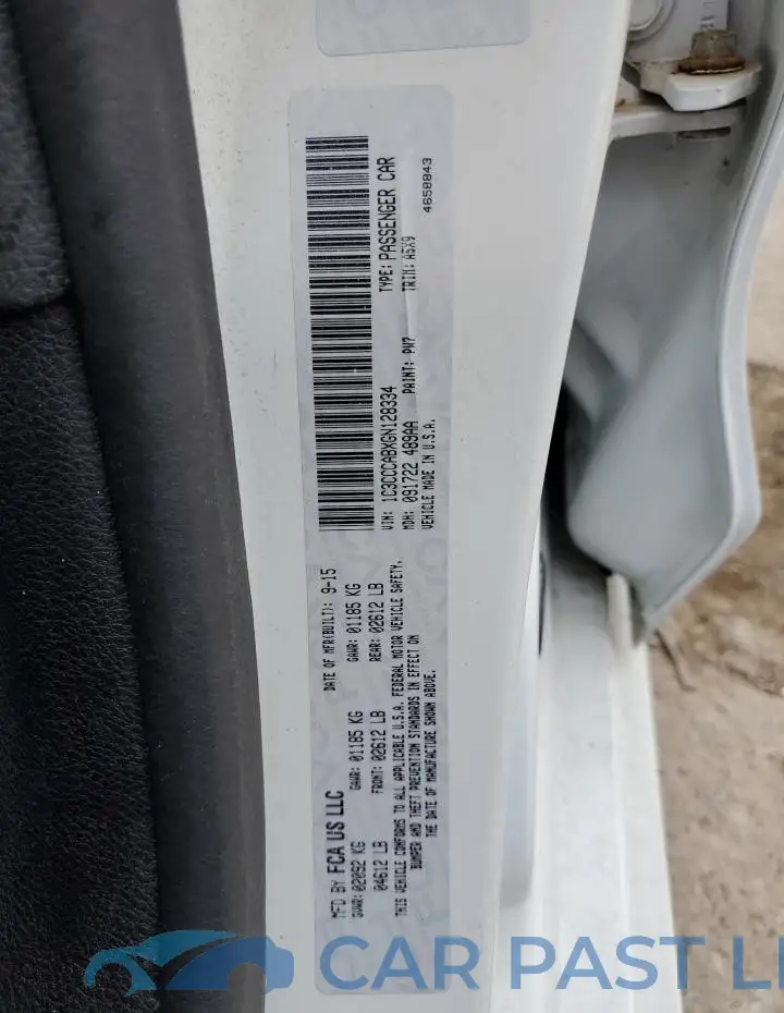 1C3CCCABXGN128334# 13