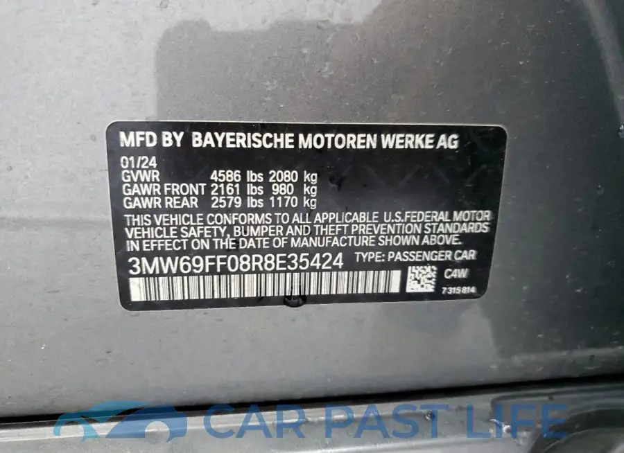 3MW69FF08R8E35424# 12