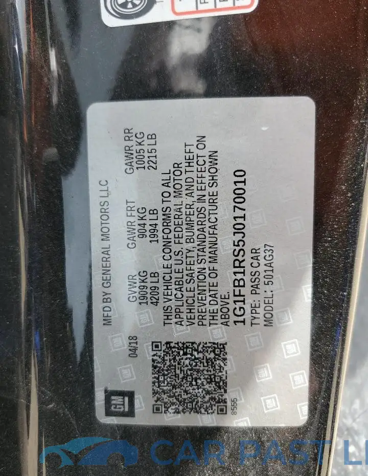 1G1FB1RS5J0170010# 13