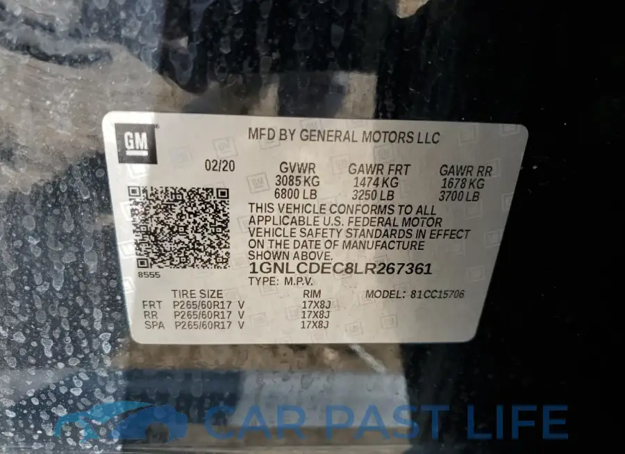 1GNLCDEC8LR267361# 12