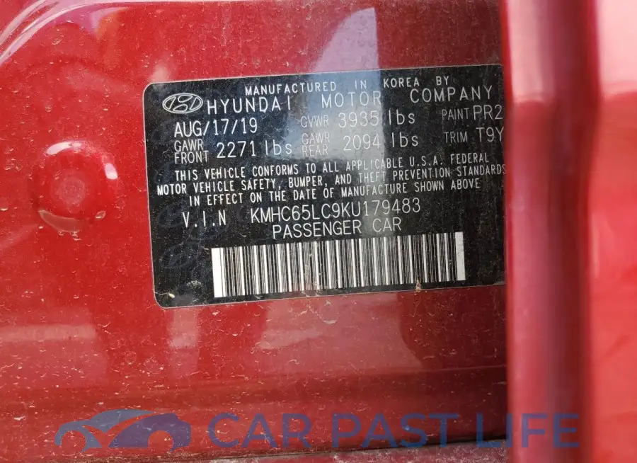 KMHC65LC9KU179483# 12