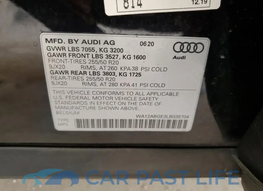 WA12ABGE3LB035704# 13