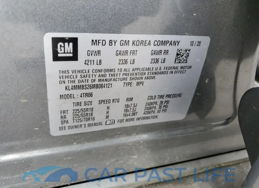 KL4MMBS26MB084121# 13